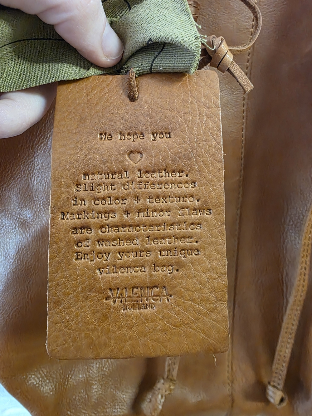 Vilenca Holland Genuine Leather Tote NWT - Picture 4 of 13